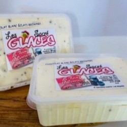 Crème glacée chocolat blanc...