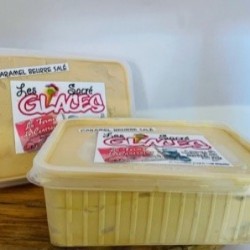 Crème glacée caramel au...