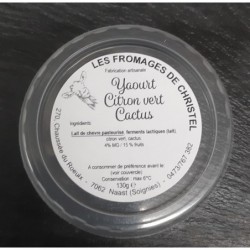 Yaourt citron vert cactus...