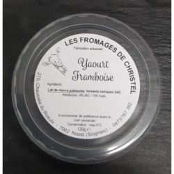 Yaourt framboise  (130 gr)