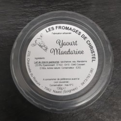 Yaourt mandarine  (130 gr)