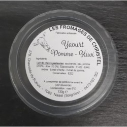 Yaourt pomme-kiwi (130 gr)