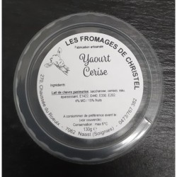Yaourt cerise (130 gr)