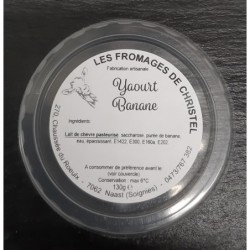 Yaourt banane (130 gr)