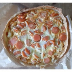 Quiche poulet et carotte...