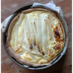 Quiche asperges et lardons...