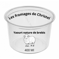 Yaourt nature de brebis...